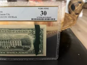 1974 $20.00 Federal Reserve Note (HEAVY Ink Smear Error) PCGS Very Fine 30 - Picture 1 of 3