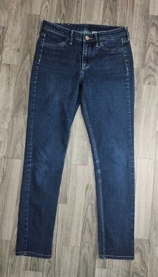 Pantalones de mezclilla azules al tobillo ajustados cintura regular talla 27 de H&M para mujer &Denim By H&M Foto 1 de 4