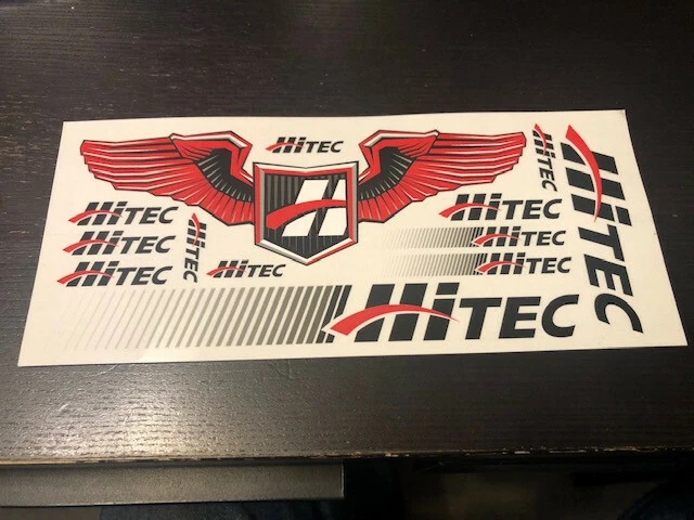 HITEC DRONE LOGO RC Racing Sticker Body Decals - Image 1 of 1