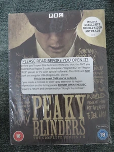 Peaky Blinders (The Complete Series 1-5) - 10-DVD Box Set Reg.2 United Kingdom - Picture 1 of 3