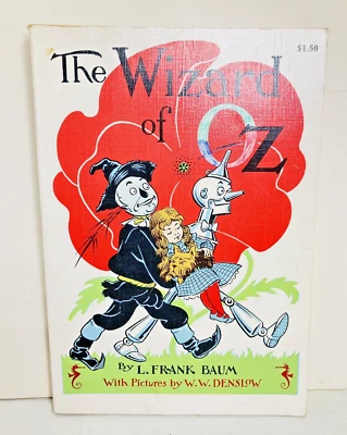 The Wizard of Oz Frank Baum artist Denslow 1956 Reilly Lee Softcover Magic World Foto 1 de 4