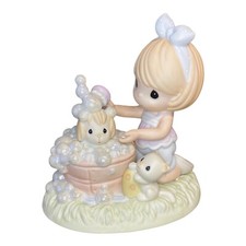 New ListingPrecious Moments “Bubbling Over With Fun” 2007 Original Box - Girl, Dog, Bubbles