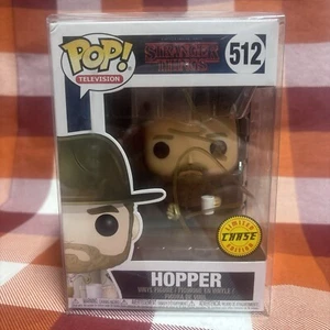 Seltene handsignierte Hopper Funko Pop #512 - Limited Chase Edition - David Harbour - Bild 1 von 5