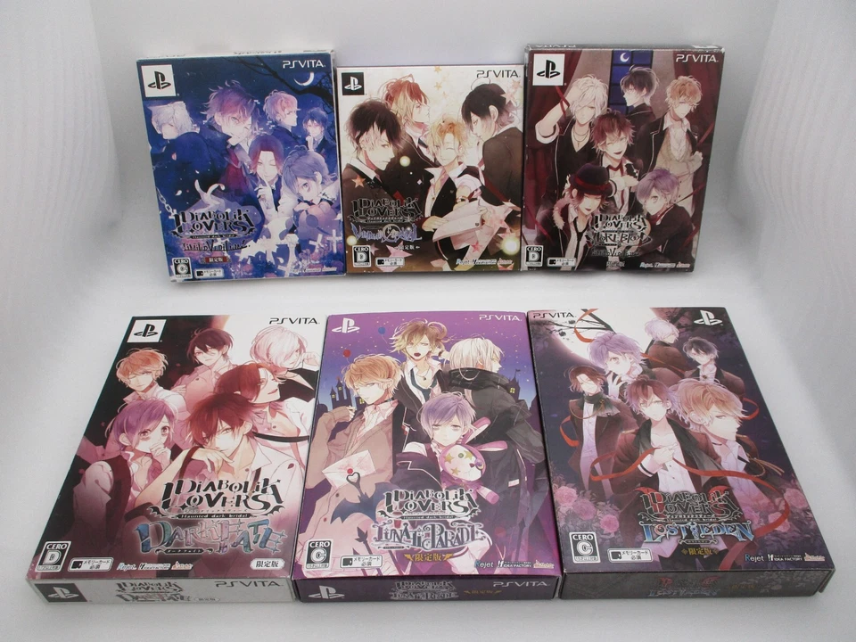 PSVITA DIABOLIK LOVERS LIMITED V, MORE BLOOD, LOST EDEN ... Limited 6Games Japan - Image 1 of 4