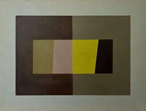 PINTURA MODERNISTA ORIGINAL BORDE DURO - Imagen 1 de 3
