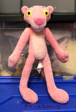 + Pink Panther Plush Stuffed Animal 10"