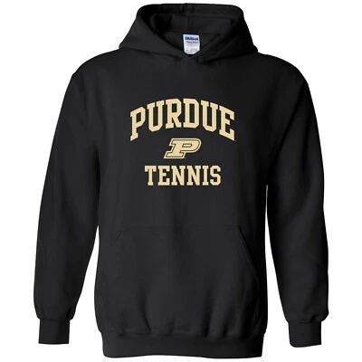 Sudadera con capucha de tenis Purdue Boilermakers Arch Logo - negra Foto 1 de 4