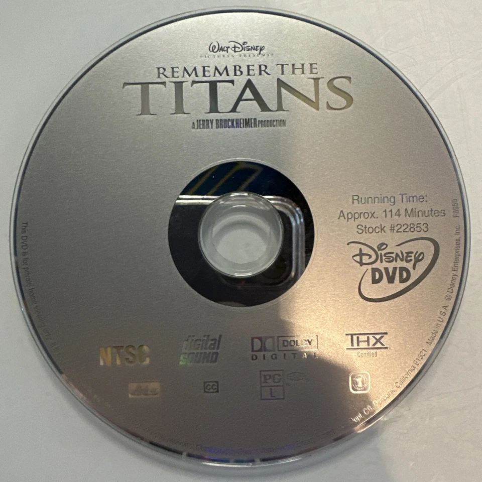 Remember The Titans DVD Disc Only - Image 1 of 1