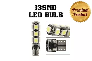 LAMPADINA LED AUTO T10 SENZA ERRORI CANBUS 13SMD XENON BIANCO FARO ANTERIORE/LUCE POSTERIORE - Foto 1 di 10