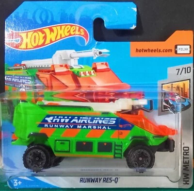 HOT WHEELS 2020 RUNWAY - Q - Unimog HW METRO Scala 1:64 Made in Malaysia GHB65 - Immagine 1 di 4