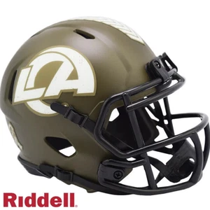 Los Angeles Rams Riddell Replica Mini Helmet "Salute to Service" - Picture 1 of 1