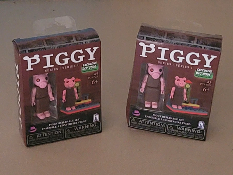 Piggy BADGY Buildable Set Series 1 Phatmojo 42 Pcs Action Figure