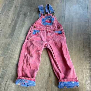 VTG OshKosh B'Gosh Vestbak Overalls Cowboys & Indians - Picture 1 of 7