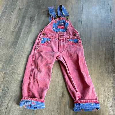VTG OshKosh B'Gosh Vestbak Overalls Cowboys & Indians - Image 1 of 4