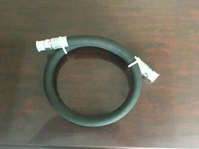 Conjunto de manguera hidráulica de 3/8" x 30" de 2 hilos con tubo macho de 3/8"  Foto 1 de 3