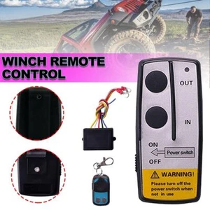 New 12V Wireless Winch Remote Control Kit Switch Handset for Car ATV Truck e - Picture 1 of 12