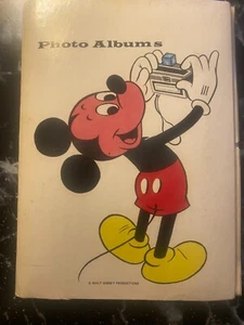 Vintage 1980's Mickey Mouse Walt Disney Productions Souvenir Photo Album Used  - Picture 1 of 6