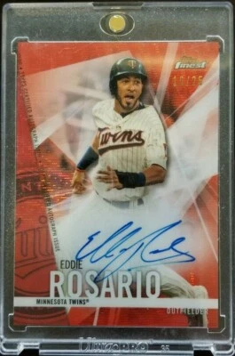  2017 Topps Finest Eddie Rosario Autograph #16/25 - Image 1 of 2