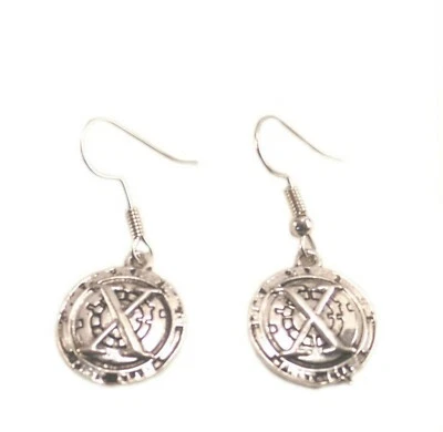 Pendientes colgantes con logotipo de X-Men Cosplay Marvel Superhéroe Novedad Joyería Foto 1 de 4