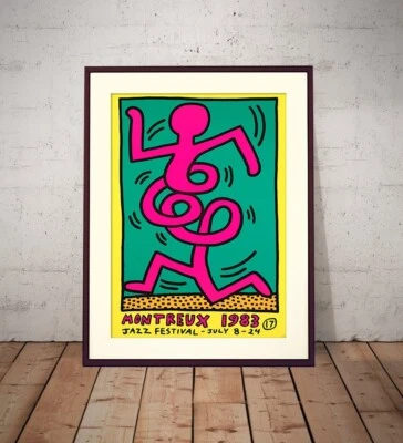 Montreux 1983, jazz festival poster no framed