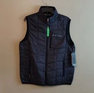 Men's Free Country FreeCycle Stimson Puffer Vest, Lightweight, Grey Slate - NWTs - Picture 1 of 6