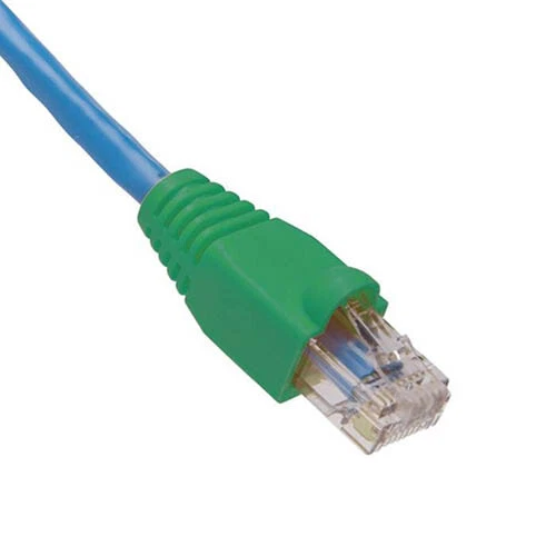 Bota Platinum Tools 105064 RJ45, 5,5 mm Max OD, Verde, Paquete 100 piezas/Bolsa. Foto 1 de 1