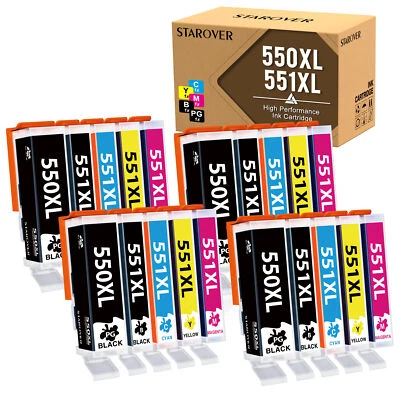 XXL DRUCKER PATRONEN für CANON PIXMA IP7250 MG6350 MG7150 IX6850 MG5650 MG5655 - Bild 1 von 4