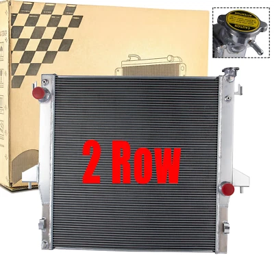 2 Row Aluminum Radiator fits 2003-2009 05 Dodge Ram 2500 3500 5.9/6.7L Cummins - Image 1 of 4