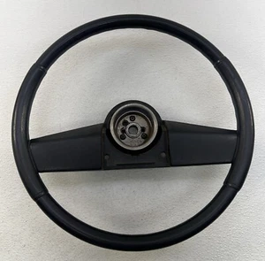 82-85 Chevy S-10 Blazer & More Molded Rubber Steering Wheel OEM Black - Picture 1 of 12