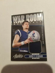 2019 Absolute War Room Jarrett Stidham #WAR-22 Jersey Patch 116/130 Patriots - Picture 1 of 1
