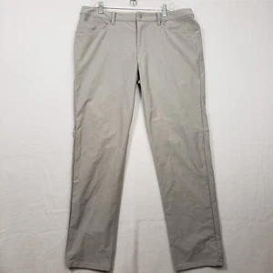 Lululemon ABC Classic-Fit Pants Utilitech Mens size 36x32 Seal Gray 5 pocket - Picture 1 of 9