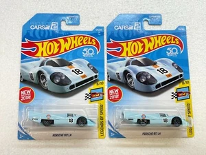 HOT WHEELS 2018 LEGENDS OF SPEED GULF PORSCHE 917 LH #8/10 LOT OF 2 - Picture 1 of 3