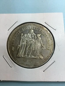 France - 50 Francs - 1978 - SILVER CROWN - Bild 1 von 3