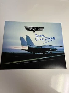 JAMES TOLKAN SIGNED AUTOGRAPHED 8X10 PHOTO TOP GUN STINGER WITH PROOF - Picture 1 of 5