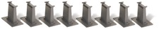 N Ez Track Tall Pier Set (8) Bac44872 Nib Never Opened