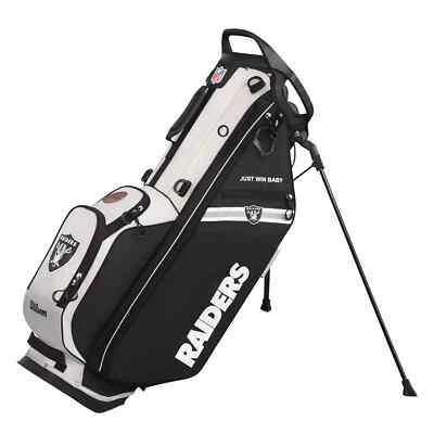 Las Vegas Raiders Wilson NFL Golf Stand Bag New - Image 1 of 2