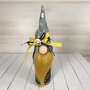 Bumble Bee Gnome Tiered Tray Farmhouse Home Decor Handmade Buzz Spring Summer - Picture 1 of 7
