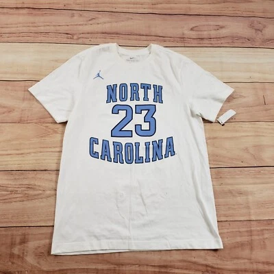 Camisa Carolina Tacones Alquitranados Para Hombres Pequeña Blanca Azul Michael Jordan Baloncesto Nike * Foto 1 de 4