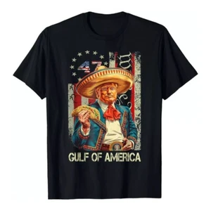 Funny Trump Shirt Gulf Of Us America Est 2025 T-Shirt, Short Sleeve Summer Shirt - Picture 1 of 4