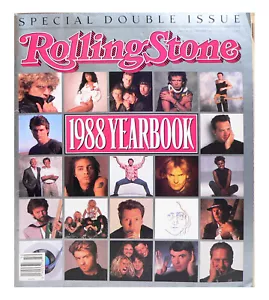 ROLLING STONE MAGAZINE - 1988 Yearbook Special Double Issue VG+ ! - Picture 1 of 3