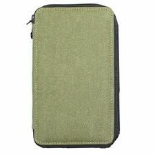 Global Art Canvas Pencil Cases 48-Pencil Case Olive