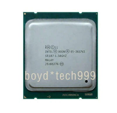 Intel Xeon LGA2011 E5-2637 V2 E5-2643 V2 E5-2651 V2 E5-2658 V2 CPU Processor - Image 1 of 4