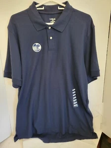 Sun River Men's XL Navy Cotton Blend Knit Short Sleeve Performance - Picture 1 of 5