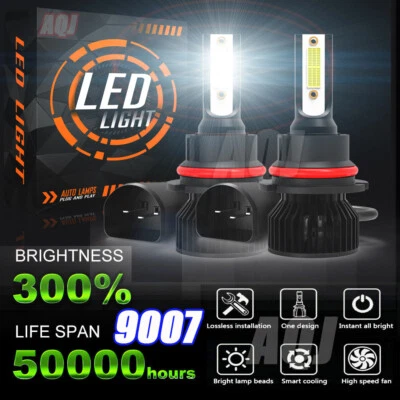 6500K For MAZDA B2300 B2500 B3000 B4000 - 9007 LED Headlight Bulbs Hi/Lo Beam Foto 1 de 4