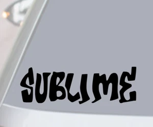 SUBLIME Vinyl Decal Sticker Car Rear Window Bumper REGGAE ROCK MUSIC BAND LOGO - Picture 1 of 6
