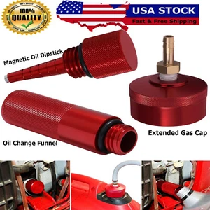 Extended Gas Cap,Oil Change Funnel,Magnetic Dipstick for Honda Generator EU2200i - Picture 1 of 14