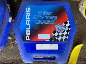 NOS POLARIS EXPLORER MAGNUM OEM 10" Size C-V Bar Tire Chains Set In Box 2870948 - Bild 1 von 3