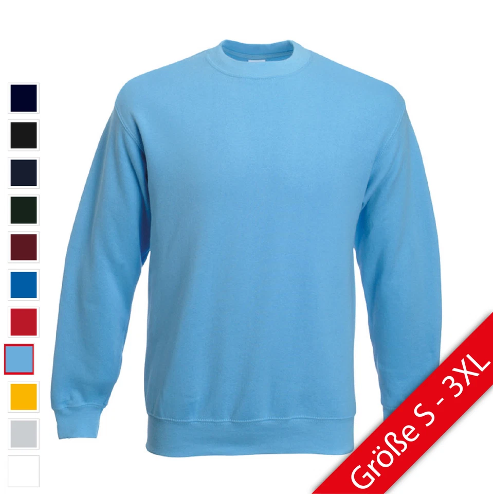 Fruit of the Loom Classic Set-In Sweat Sweatshirt NEU - Bild 1 von 1