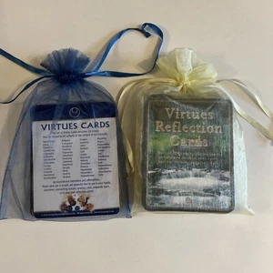 2x The Virtues Project KOMPLETTE DECKS - Reflexion + Tugenden Karten Decks 2002/06 - Bild 1 von 5