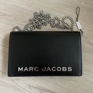 Marc Jacobs Borsa Catena Logo Ferramenta Pelle - Nuova Con Etichette E Carta - Foto 1 di 8